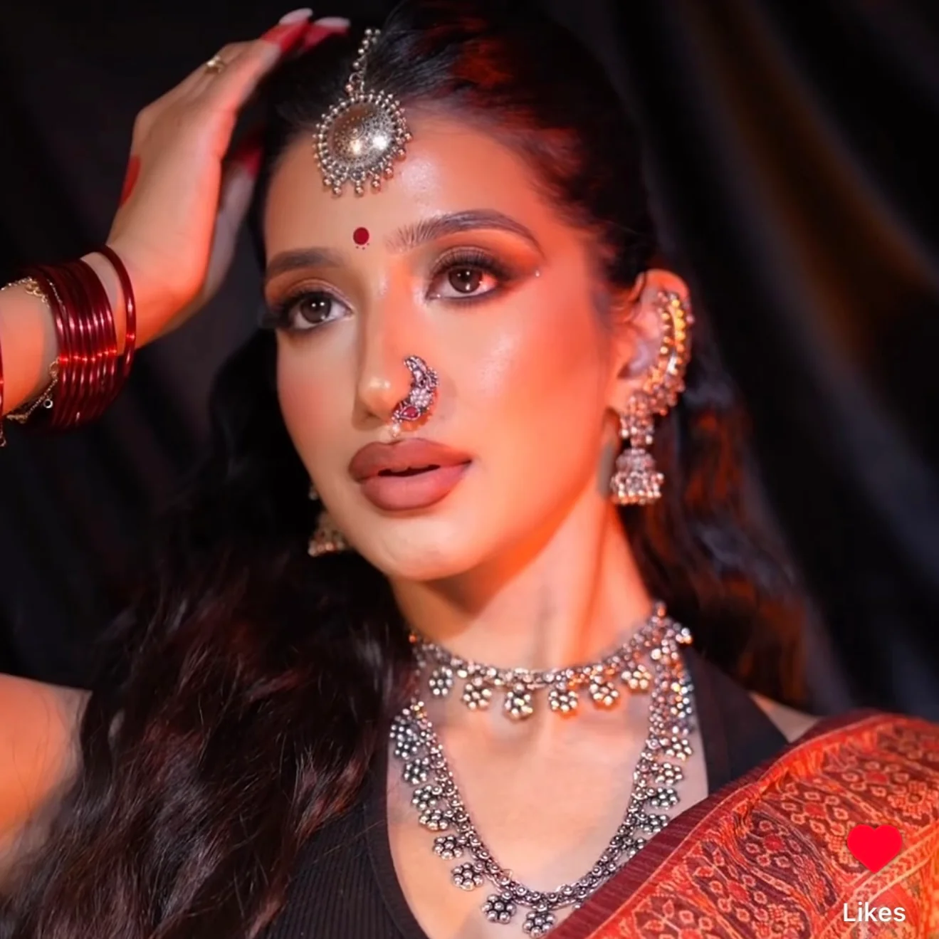 Avarna Oxidized Earrings