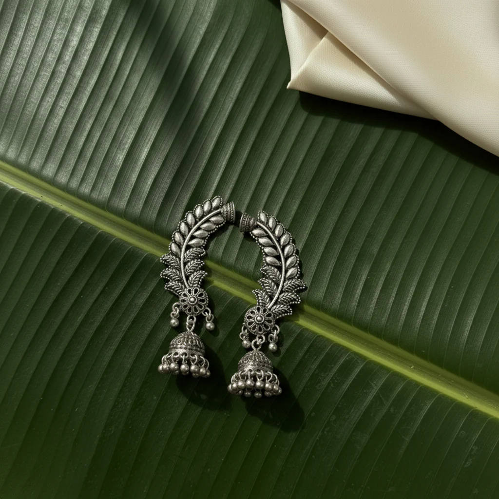 Avarna Oxidized Earrings - Image 2