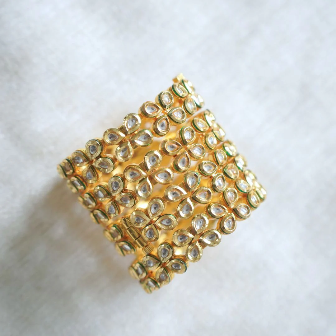Marathi Kundan Bangles